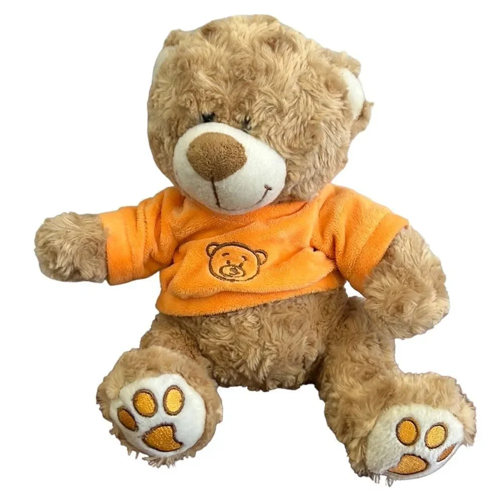 Best Made Toys Global Beige Teddy Bear Orange Shirt 10” Plush Toy Stuffed Animal - Picture 2 of 11